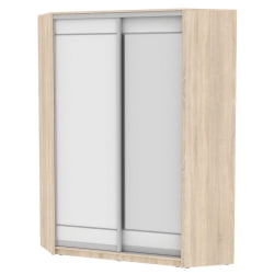 Шкаф-купе YA-198х1250-3(ДСС-Белый-D1D2)