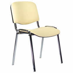 Стул STAFF Iso Lite CF-008, хром, кожзам бежевый (Z-21) Стул STAFF Iso Lite CF-008, хром, кожзам бежевый (Z-21)