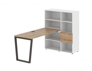 Рабочая станция EDIS EVRST 1115 Дуб Денвер светлый Мокко Белый