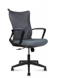 Кресло офисное WAVE LB M3-M(BLACK) Серый