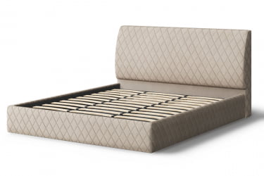 Кровать Хилтон, 2000 * 1400 мм, бежевый