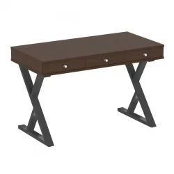 Стол письменный ХОМЕ ОФФИCЕ ВР.СП-1-118.М Венге Цаво/Антрацит металл / HOME OFFICE VR.SP-1-118.M