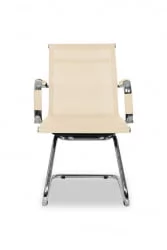 Кресло для посетителей CLG-619 MXH-C Beige