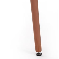 Обеденный стол JOHN (mod. T1001) МДФ/дерево, 80 х 120 х 75 см , Black (черный)/ Natural (натуральный)