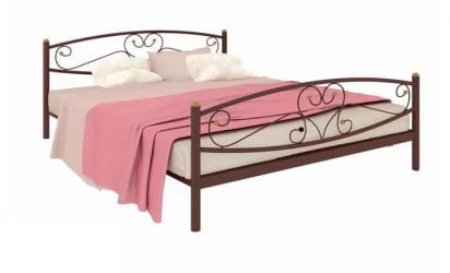 Кровать Каролина Plus 1600х1900 Медная Кровать Каролина Plus 1600х1900 Медная