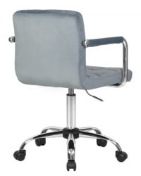 Офисное кресло для персонала ДОБРИН ТЕРРЙ (пудрово-голубой велюр (МДЖ9-74)) 2 шт / DOBRIN TERRY (MJ9-74))