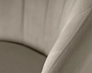 Стул обеденный ДОБРИН НАОМИ (ЭМАЛЬ ЧЕРНЫЙ МУАР велюр Катаниа Кокоа) / DOBRIN NAOMI Catania Cocoa)