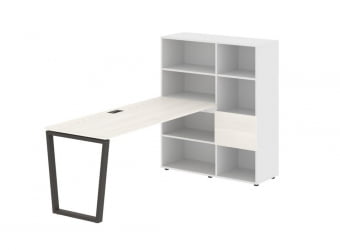 Рабочая станция EDIS EVRST 1117 Ясень Траун Мокко Белый