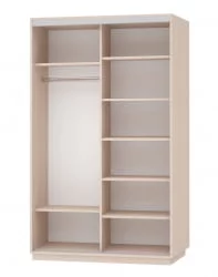 Шкаф-купе двухдверный Экспресс Дуо 1400х2400х Улица/Белый снег / 1400х2400h