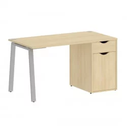 Стол письменный ХОМЕ ОФФИCЕ ВР.СП-3-138.1.А Акация Лорка/Серый металл / HOME OFFICE VR.SP-3-138.1.A