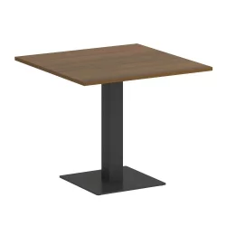 Стол журнальный квадратный ХОМЕ ОФФИCЕ ВР.СП-5-90.2 Орех Гварнери/Антрацит металл / HOME OFFICE VR.SP-5-90.2