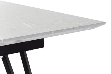Стол раздвижной Диего 120-160 Мрамор бьянко