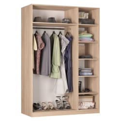 Шкаф распашный R-198х135х60-1-TR(ЯАТ-ЯАС)