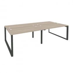 Рабочая станция на О-образном м/к ОНИКС О.МО-Д.РС-4.3.7 Дуб Аттик/Антрацит / ONIX O.MO-D.RS-4.3.7