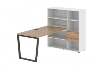 Рабочая станция ЕДИС ЕВРСТ 1215 Дуб Денвер светлый  Мокко Белый / EDIS EVRST
