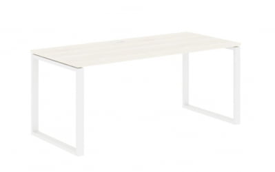 Стол письменный ЕДИС ЕКСТ 1780 Ясень Траун Белый / EDIS EQST