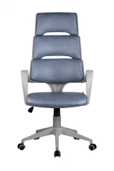 Кресло оператора Riva Chair SAKURA (серый пластик) Альпийское озеро
