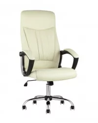 Кресло руководителя ТопЧаирс Товер Бежевое / TopChairs Tower