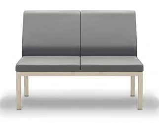 Диван экокожа Норман 2А Светло-серый