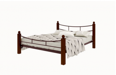 Кровать София Lux plus 1200х1900 Коричневая