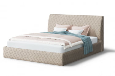 Кровать Хилтон, 2000 кс 1200 мм, бежевый / x