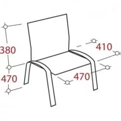 Стул для посетителей EChair Rio ИЗО чёрный к/з чёрный V-14/PV-1 19181