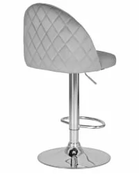Стул барный DOBRIN MILANA Серый велюр MJ9-75