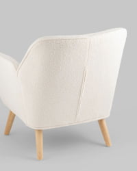 Кресло Ричи тедди Белый