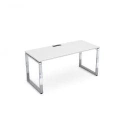 Стол рабочий, прямолинейный ГЛОСС ЛИНЕ НСР-О.005.1 Белый Премиум / GLOSS LINE