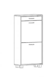 Тумба в прихожую ШО-52 В Венге