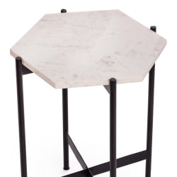 Журнальный стол Сеcрет Де Маисон ФЕНДЙ ( мод. 11980 ) алюминиевый сплав/мрамор, 38*38*53 см, античная медь / Secret De Maison FENDY mod.