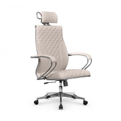 Кресло руководителя Metta L 2c 44C/K116 Infinity Easy Clean (MPES) Комплект 3 Светло-бежевое