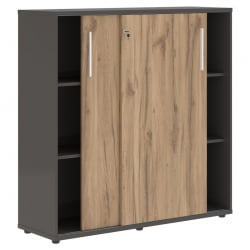 Шкаф с дверьми-купе ЕДИС ЕМC 1343 Дуб Денвер светлый Белый Мокко / EDIS EMC