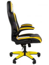 Игровое кресло CHAIRMAN Chairman гаме 15 Черный Желтый Белый / game