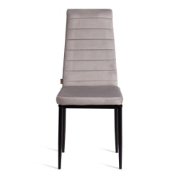 Стул Easy (mod. JSC02-1) металл, флок, 41 х 52 х 96 см, Light grey (светло-серый) HLR14 / черный Стул Easy (mod. JSC02-1) металл, флок, 41 х 52 х 96 см, Light grey (светло-серый) HLR14 / черный