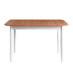 Обеденный стол Соната Люкс/ Sonata Lux table, 120х75х73 см массив сосны, антик/белый, 120х75х73 см