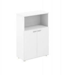Шкаф двухдверный средний с нишей Sigma SG.846.WH.WH Белый Шкаф двухдверный средний с нишей Sigma SG.846.WH.WH Белый