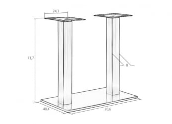 Обеденный стол ДОБРИН ДЕБРА ВИДЕ / DOBRIN DEBRA WIDE