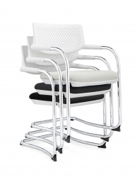 Конференц-кресло Визави блэк CФ / Висави блаcк CФ CХ-172C-БЛАCК-ОС-01 / CF Visavi black CF CH-172C-BLACK-OS-01