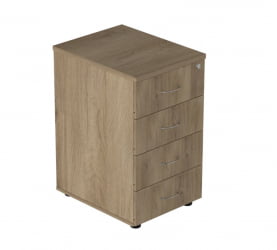 Тумба приставная с замком Р.Т-4.1 ЗЦ Ясень темный