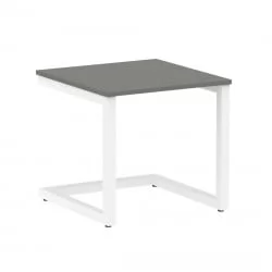 Журнальный стол ХОМЕ ОФФИCЕ ВР.СП-2-58.Г Металлик/Белый металл / HOME OFFICE VR.SP-2-58.G