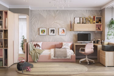 Полка в детскую 48 УЛ.48-М роуз / UL.48-M