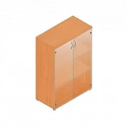 Шкаф для документов с прозрачными стеклами Р.Шс-3СБ Дуб Кронберг