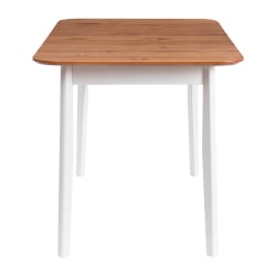 Стол Соната Люкс раздвижной/Sonata Lux extension table массив сосны, антик/белый, 120-(150)х75х73 см