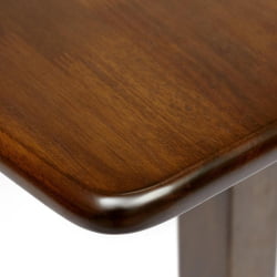 Стол TEODORO (mod. F-SHR3624RD W4) дерево гевея/мдф, 60x90(90x120)x76см, walnut (орех)