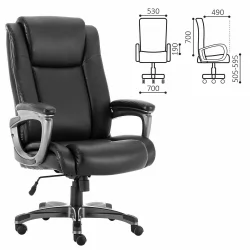Кресло руководителя BRABIX PREMIUM Solid HD-005 Черный