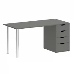 Стол письменный HOME OFFICE VR.SP-3-158.4 Металлик Стол письменный HOME OFFICE VR.SP-3-158.4 Металлик