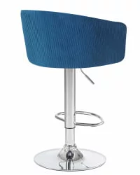 Стул барный ДОБРИН ДАРCЙ Синий велюр 1922-20 / DOBRIN DARCY