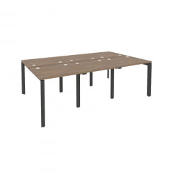 Рабочая станция на П-образном м/к ОНИКС О.МП-Д.РС-6.0.7 Дуб Аризона/Антрацит / ONIX O.MP-D.RS-6.0.7