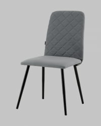 Стул Кристенсен велюр серый